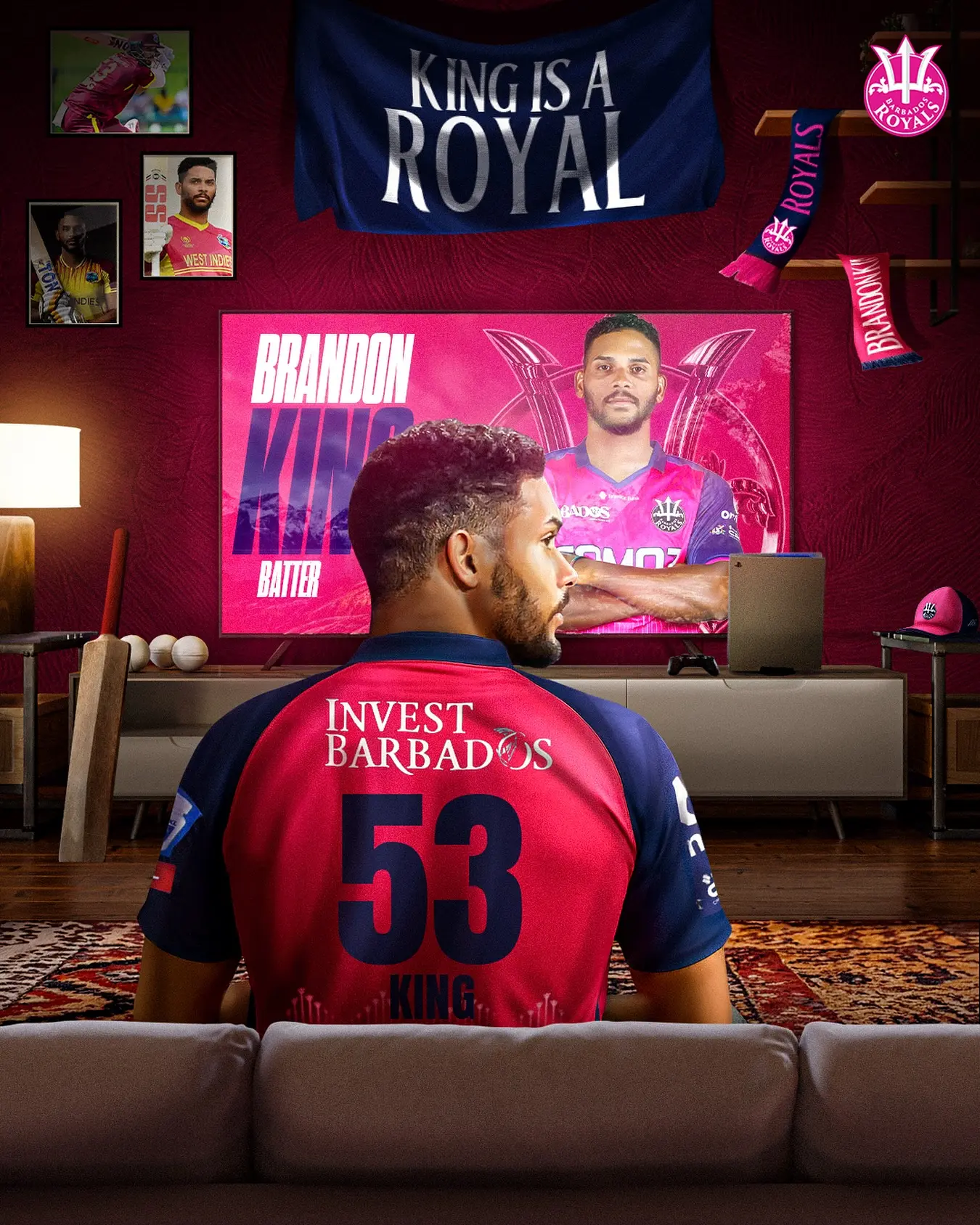 Brandon King Emerges As Royal Star In CPL Rhythmic swing and royal charm define Brandon King’s impact from Kingston to Bridgetown!!!