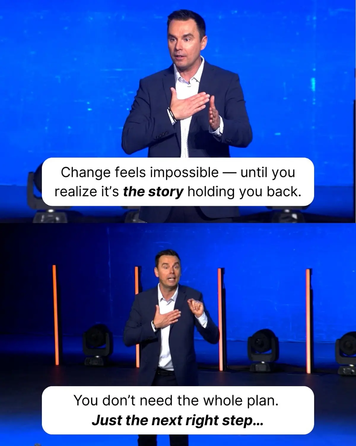 Brendon Burchard Inspires Growth With Integrity Motivating fans to move with purpose, courage and unwavering integrity every day. Be True!