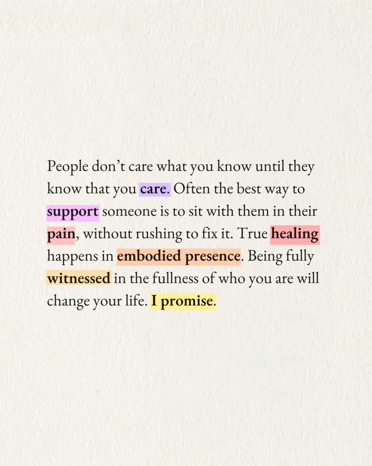 Brian Comstock On Healing Through Empathy And Care Empathy and trust pave the true path of healing through precise care and understanding.!!