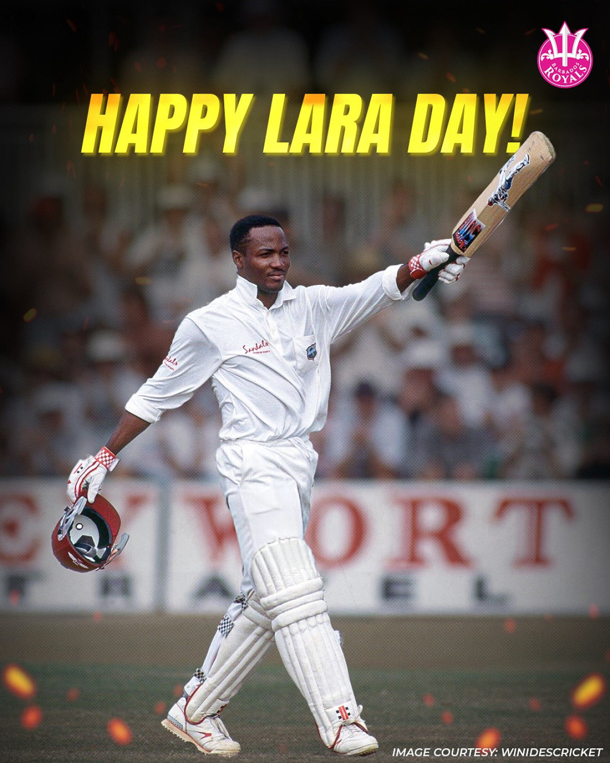 ‘Brian Lara Day’: Barbados Royals Tribute Celebrating cricket genius with 400 reasons to honor legend’s unmatched artistry with vim!