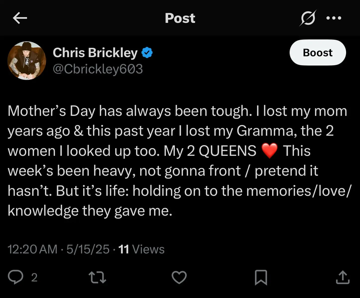 Brickley Reflects On Cherished Moments In a heartfelt post, Brickley inspires fans with deep true gratitude and fond memories!!