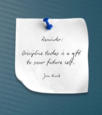 Building Tomorrow With Self-Discipline