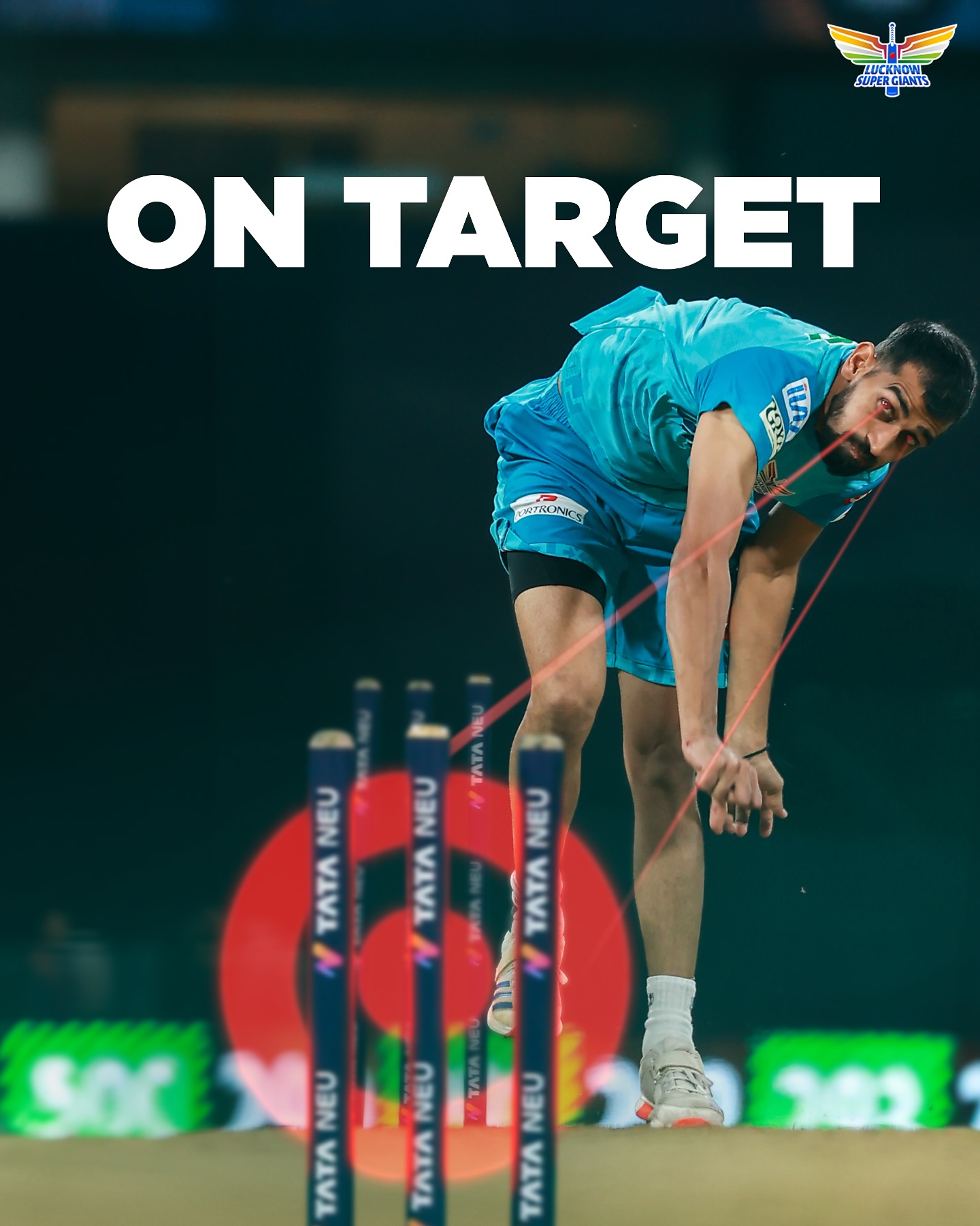 Bullseye Mode: Lucknow Super Giants Hit The Mark Precision shot fires up passion, energizing cricket devotees with unmatched skill, vigor!!