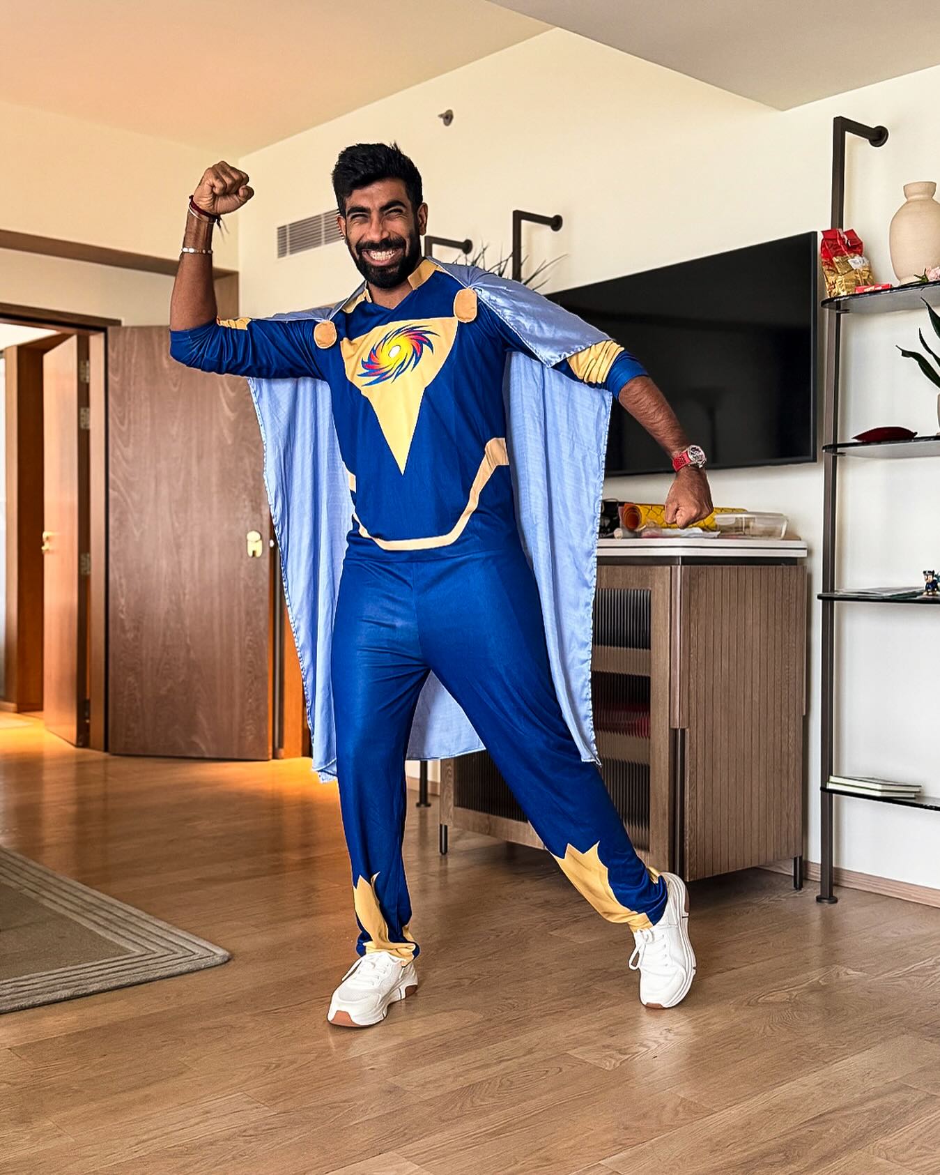 Bumrah: Mumbai Indians’ Superhero In Action Jasprit Bumrah shines as a true cricket superhero, driving Mumbai Indians to new heights.!!