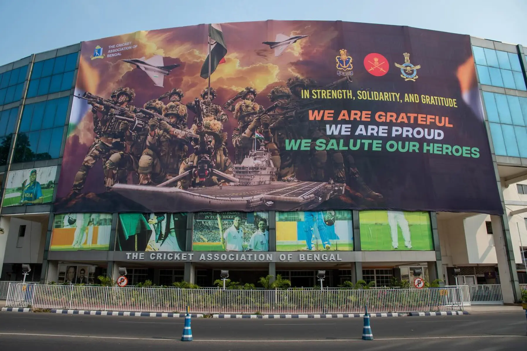 Cricket Association of Bengal pays tribute to the brave defenders of our nation's honor!!