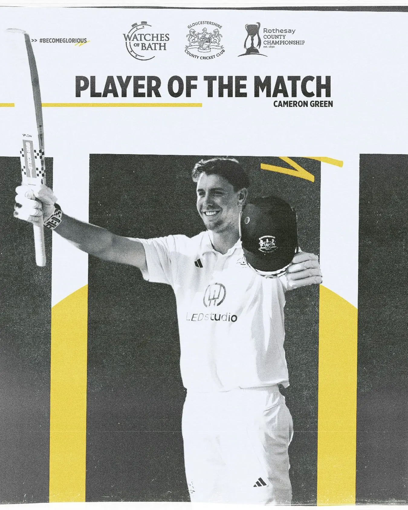 Cameron Green Shines With Centurion Heroics Hitting winning runs, the star athlete dazzles at Bath as he astounds cricket enthusiasts.