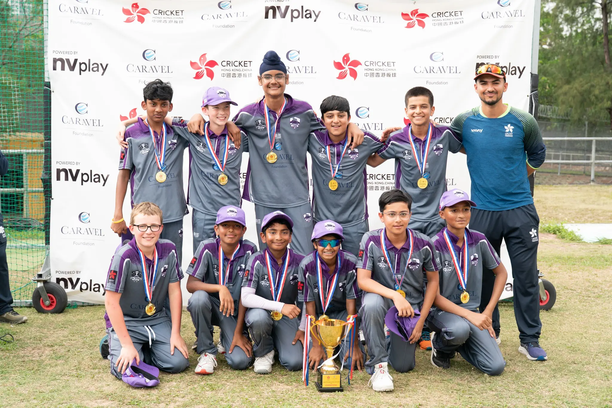 Caravel Foundation Youth Series Triumph For Lions Honoring youthful cricket spirit with triumphs, gratitude, and promising talent on field!!
