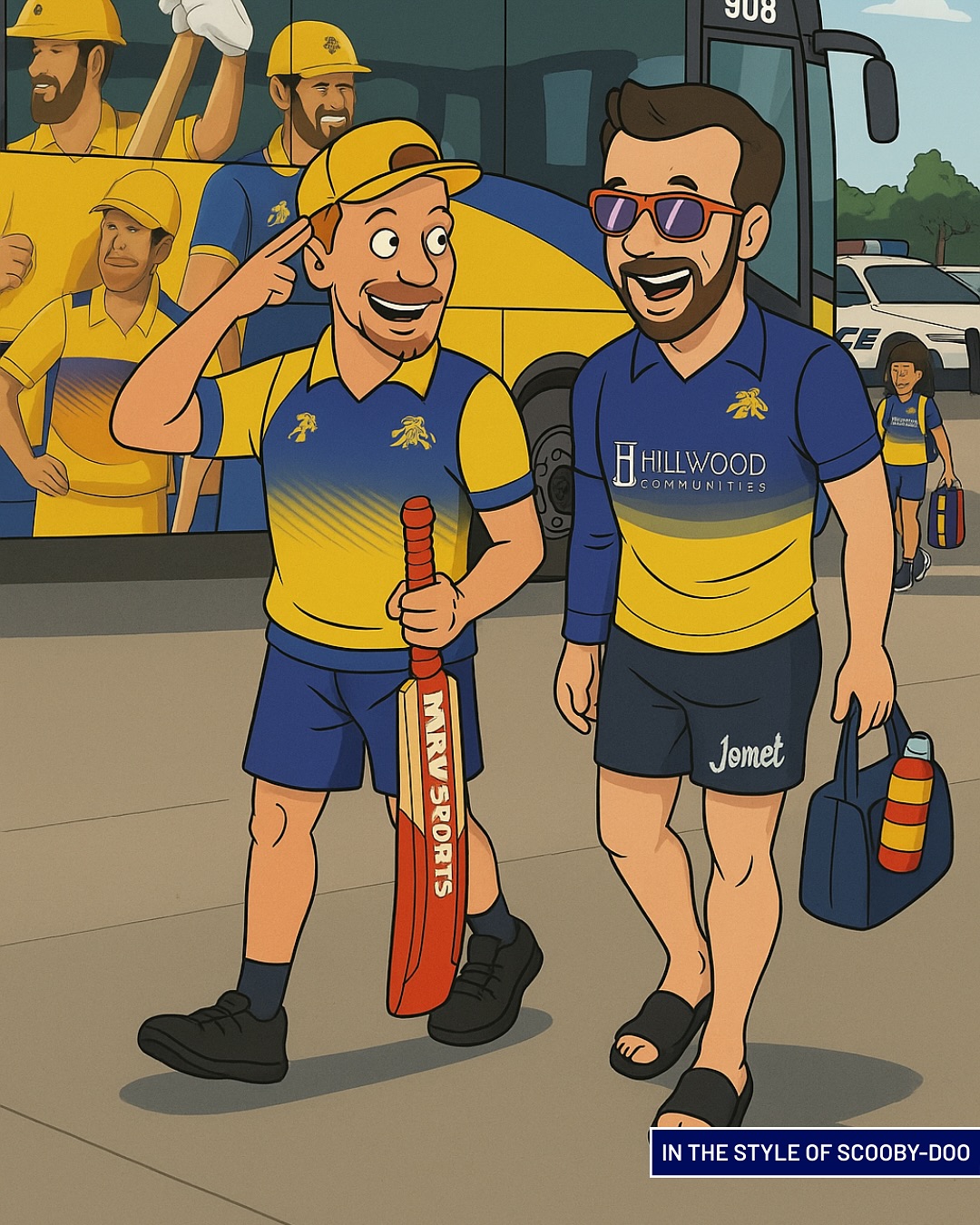 Cartoon Cricket: Whimsical Spin On Major League Cricket
