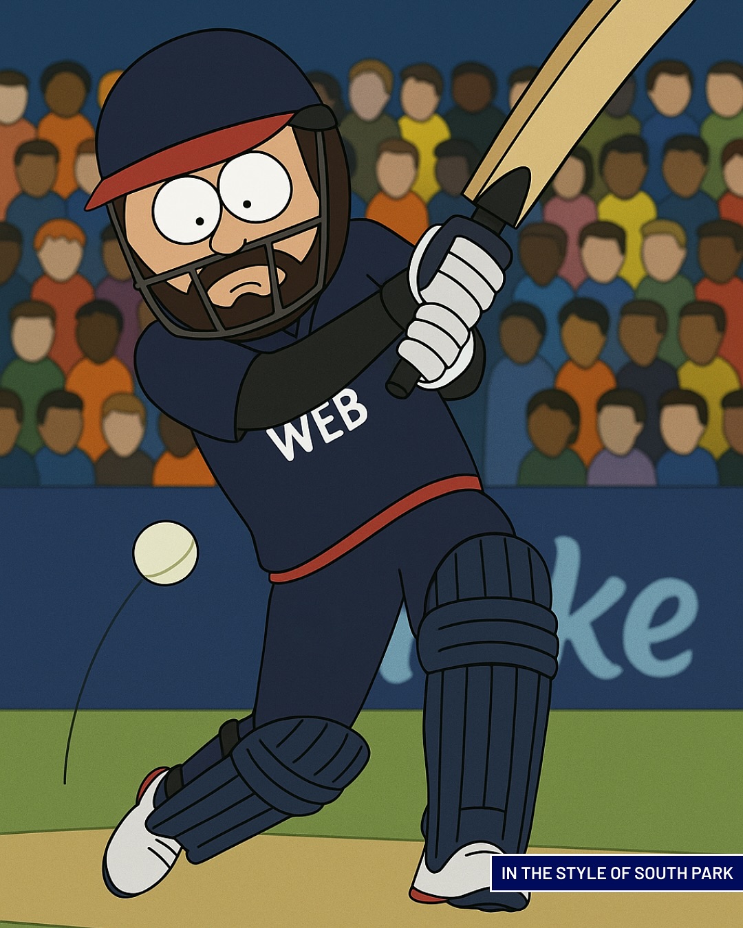 Cartoon Cricket: Whimsical Spin On Major League Cricket