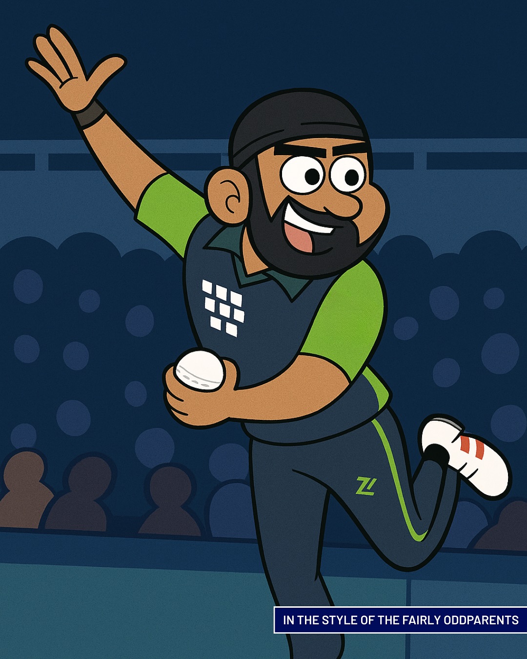 Cartoon Cricket: Whimsical Spin On Major League Cricket