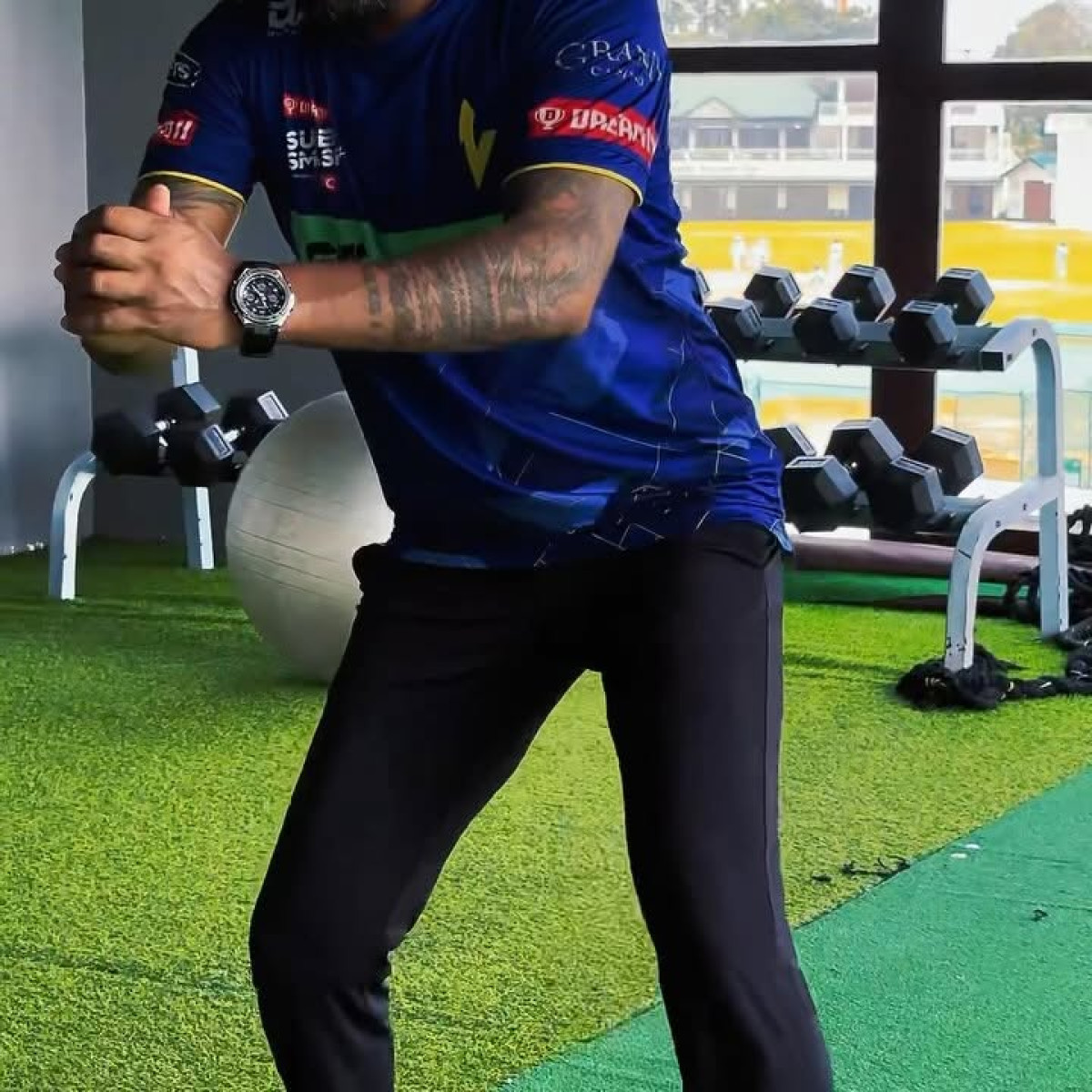 Chamara Kapugedera Inspires at Resistance Gym Cricket legend shows pure grit at Resistance Gym, inspiring discipline & strength for all!