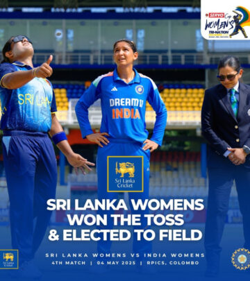Chamari Athapaththu steers Sri Lanka Women to elect fielding first after winning the toss.!!