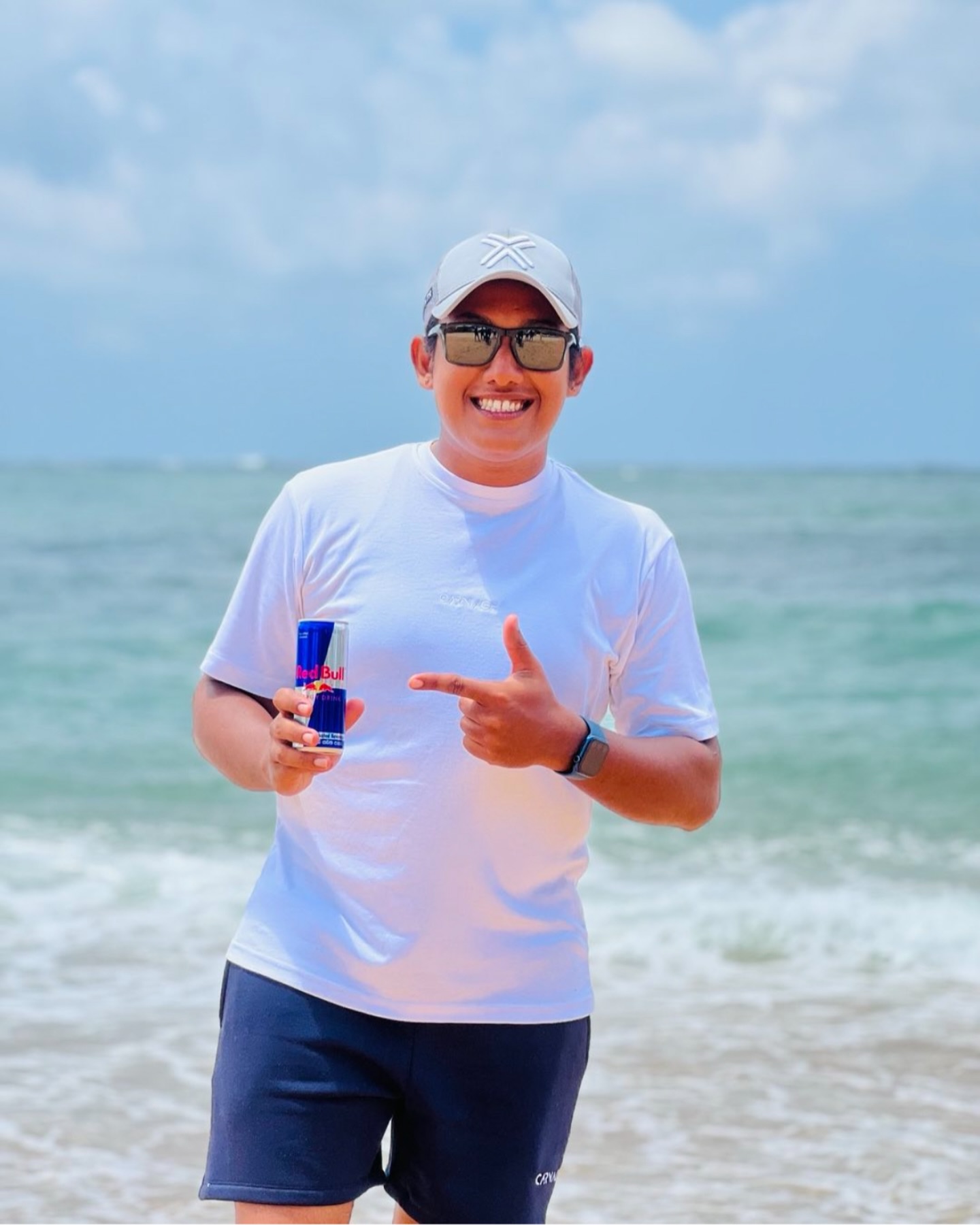 Cricket star makes a bold statement in a dynamic Red Bull post capturing her leadership!!