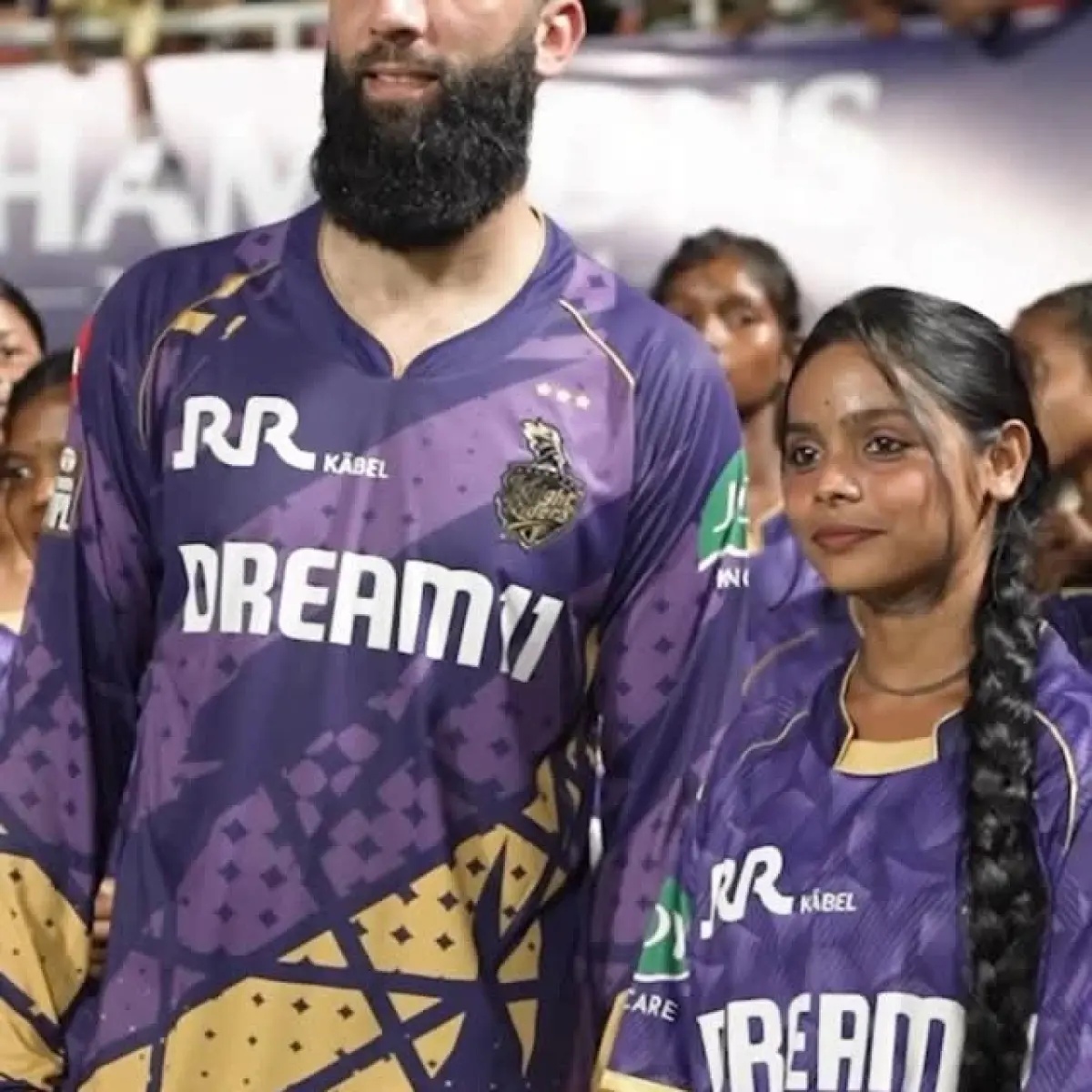 A magical evening: KKR gifts jerseys to brave women, honoring resilience beyond cricket!!!