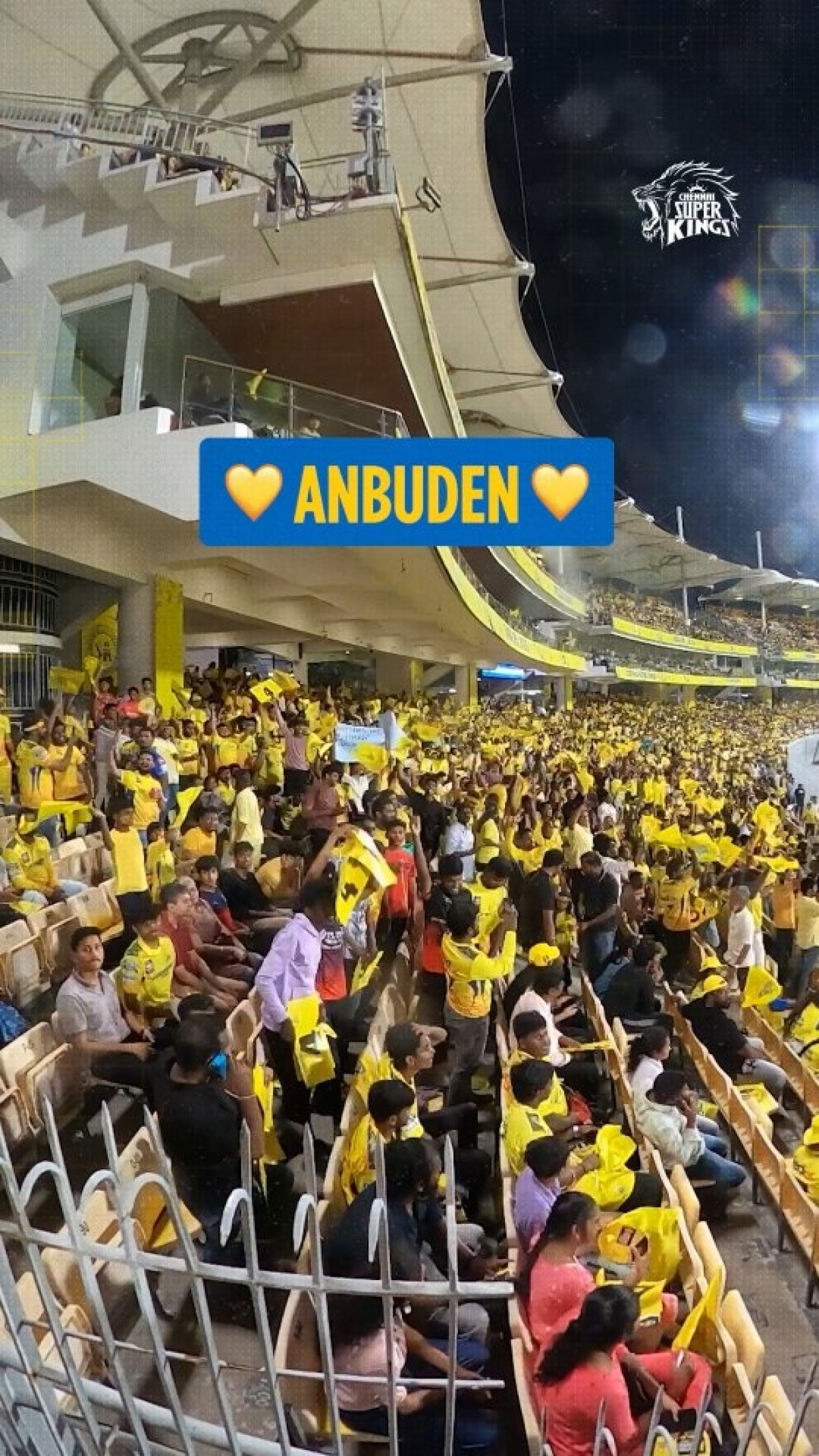 Chennai Super Kings’ Fan Tribute on Instagram CSK embraces its fan base with lively Instagram posts, celebrating unity and match spirit.