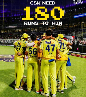 Chennai Super Kings Gear Up With Target In Sight