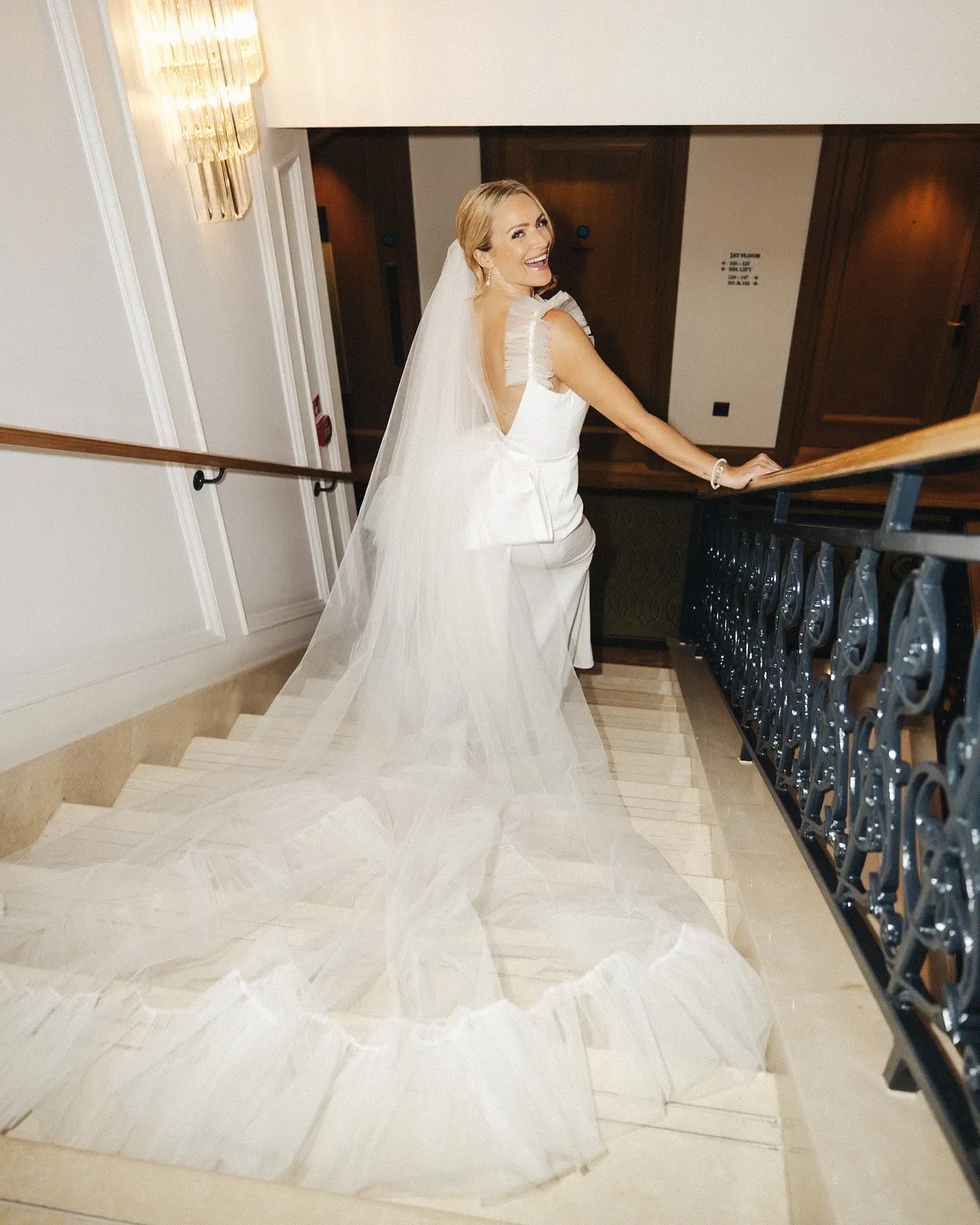 Cherished Bow: A Timeless Wedding Dress Story From Engagement to I Do: A Bride's Tale of Flawless Adjustments and Cherished Bows in UK!!