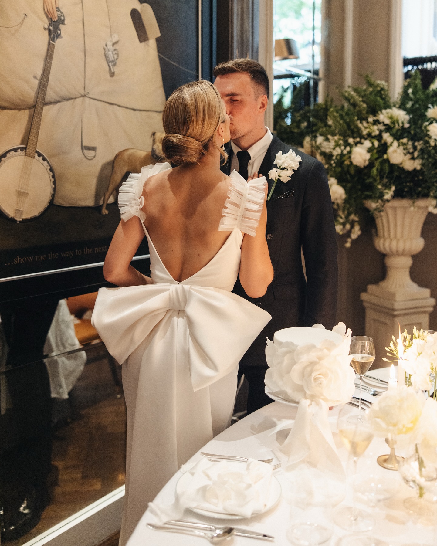 Cherished Bow: A Timeless Wedding Dress Story