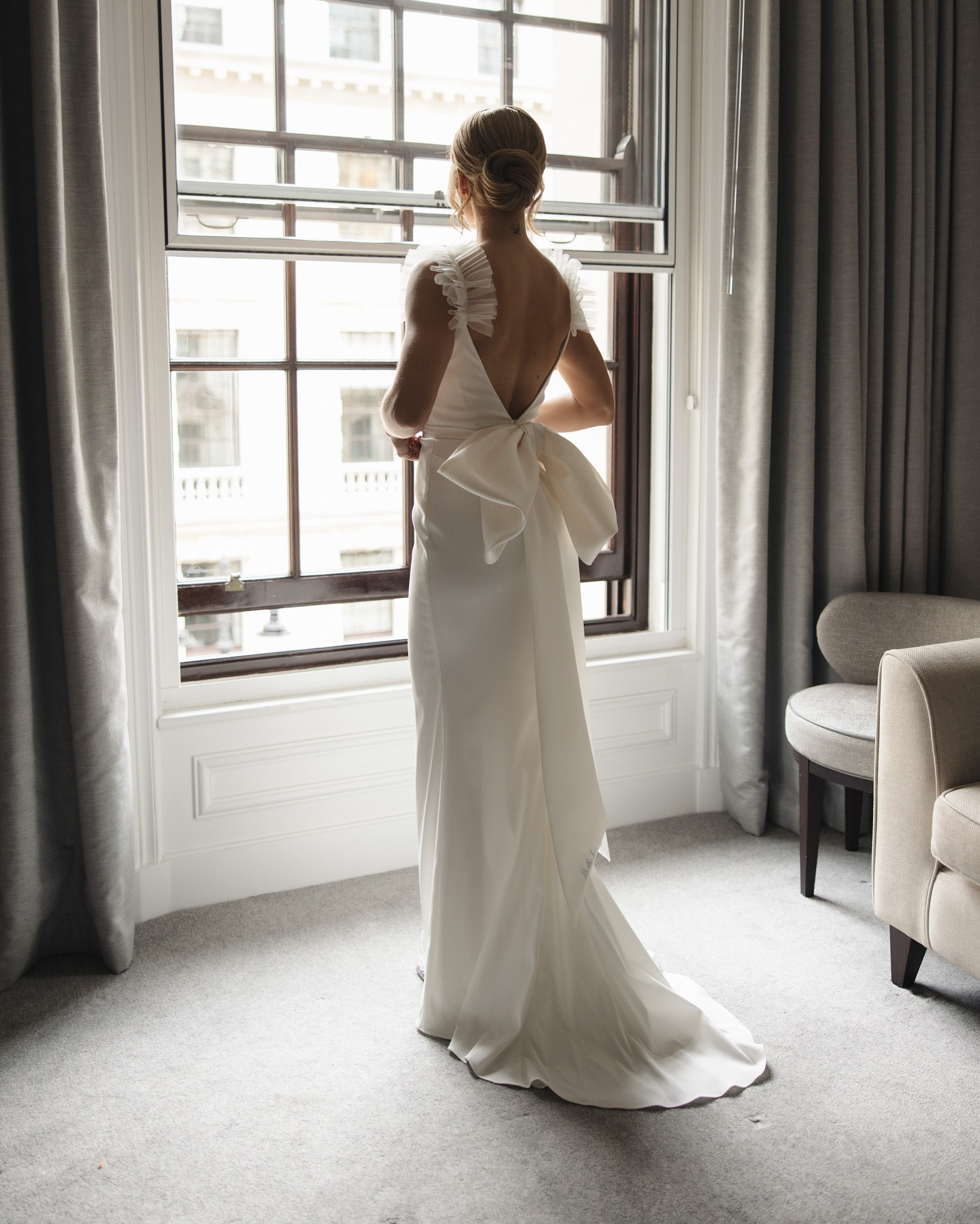 Cherished Bow: A Timeless Wedding Dress Story