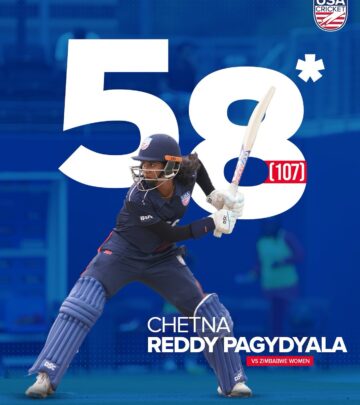 Chetna Reddy’s Ultimate Chase Powers USA Cricket