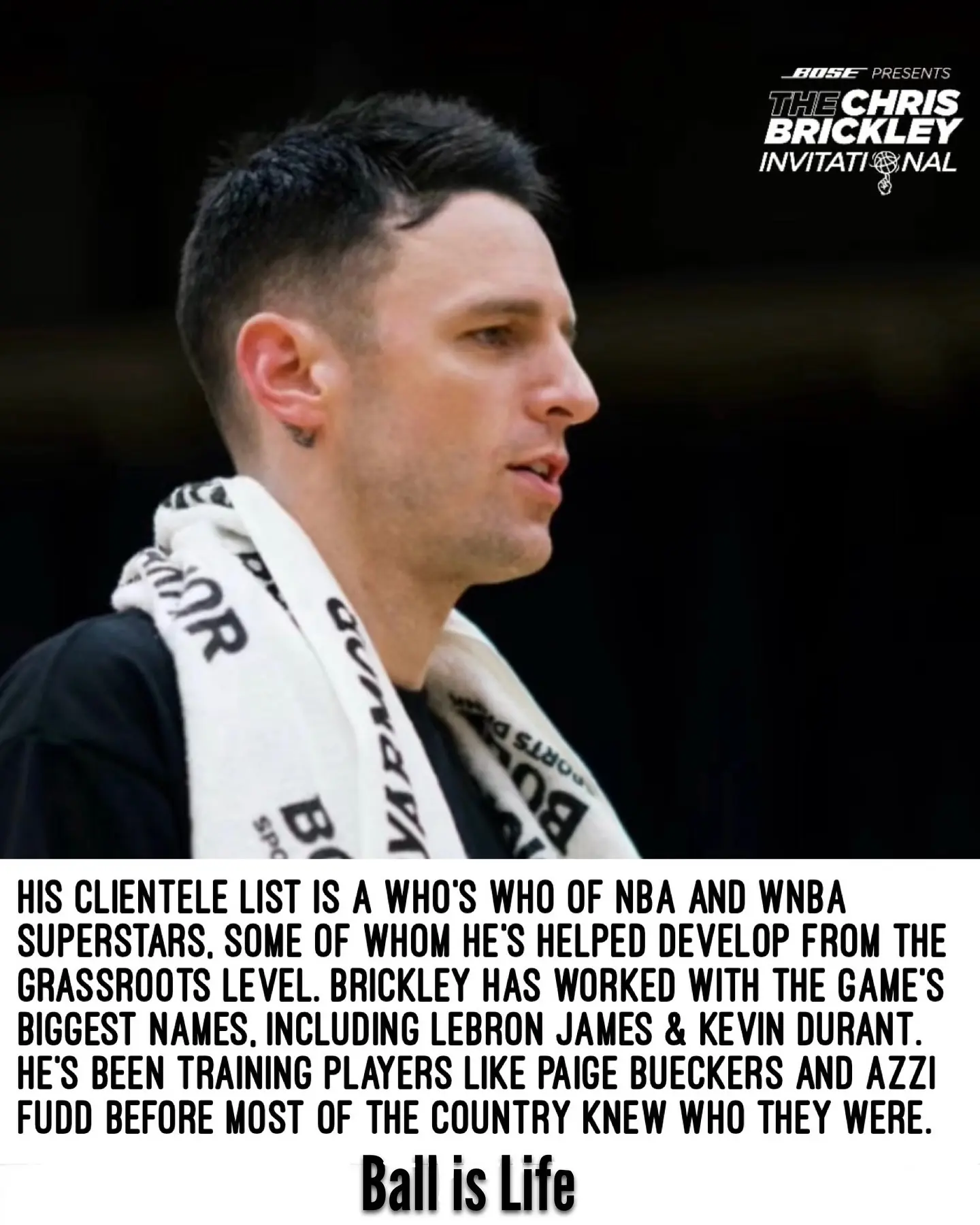 Chris Brickley Builds a Basketball Legacy Visionary trailblazer in basketball innovation, forging legacy with pure determination.