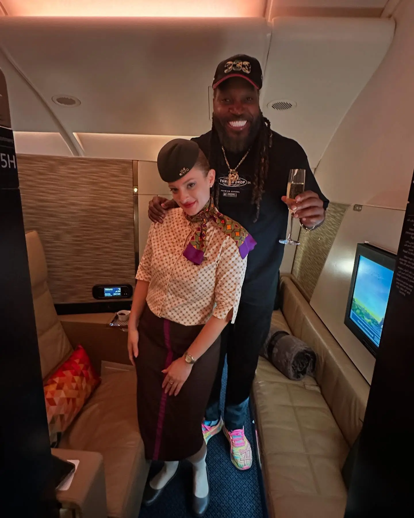 Chris Gayle’s Stylish Travel Day Cricketer showcases on-road style and relaxed charm in a cool travel day update trending.