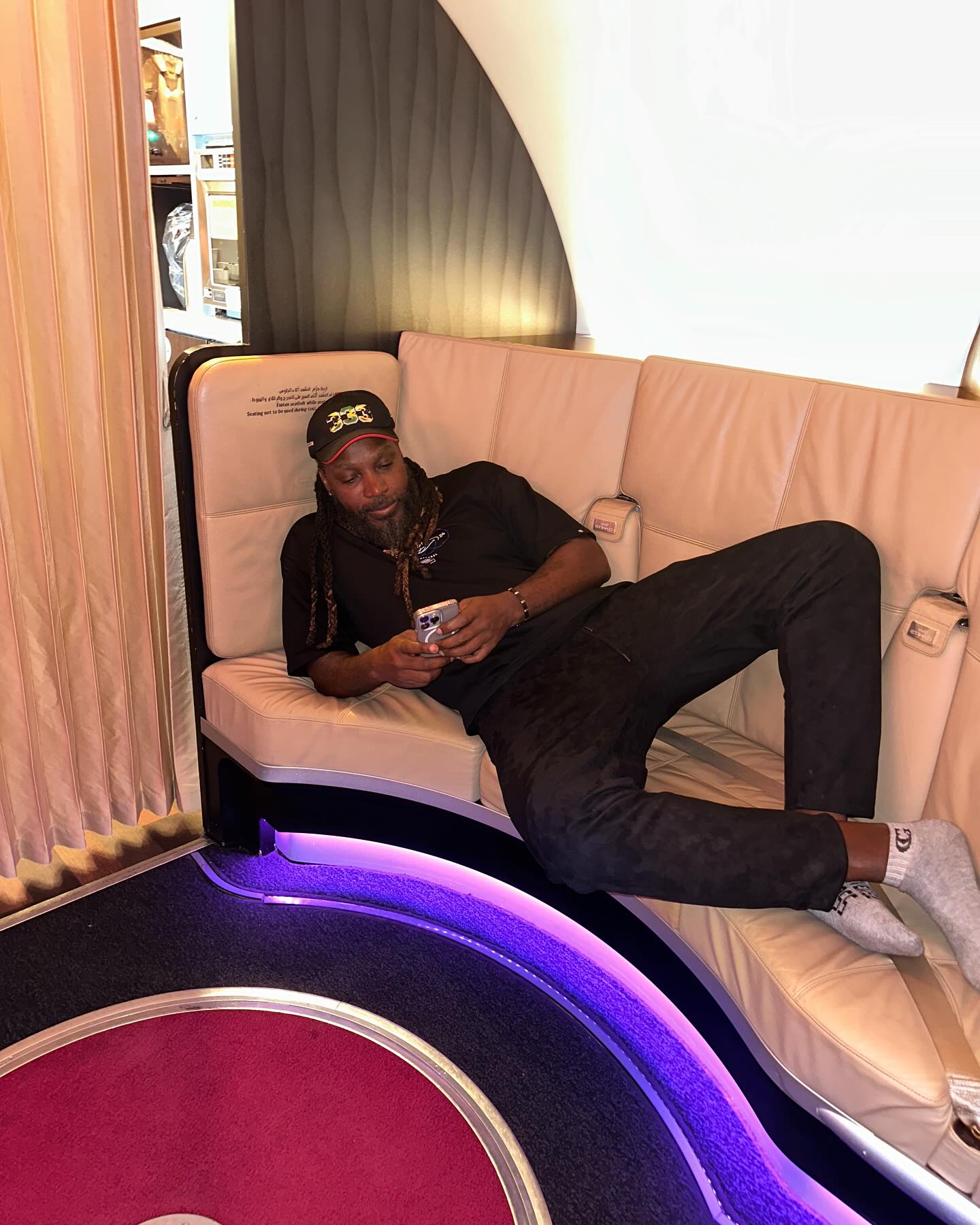 Chris Gayle's Stylish Travel Day