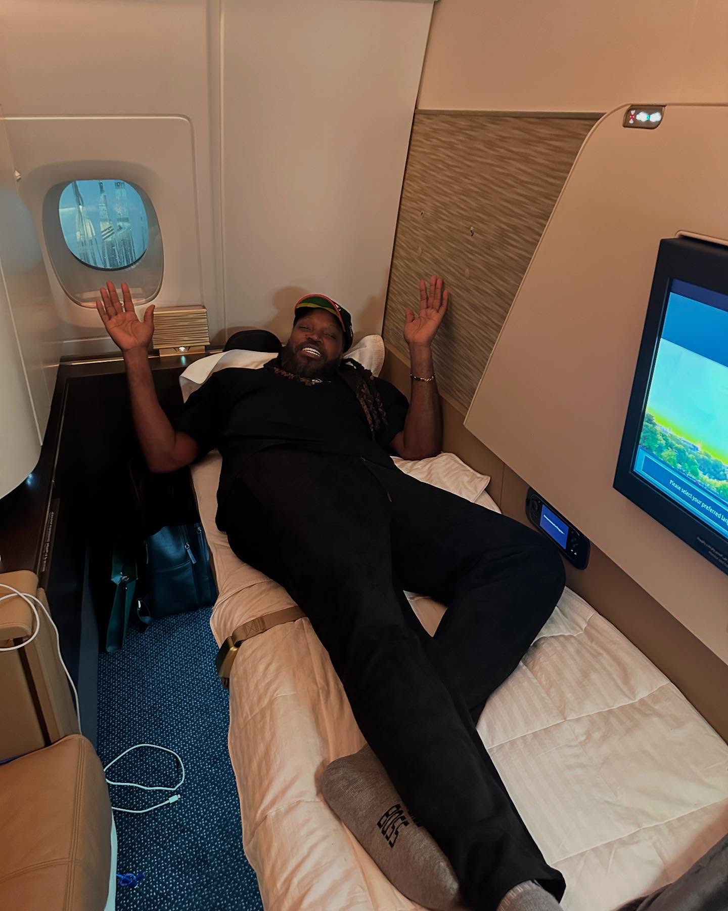 Chris Gayle's Stylish Travel Day