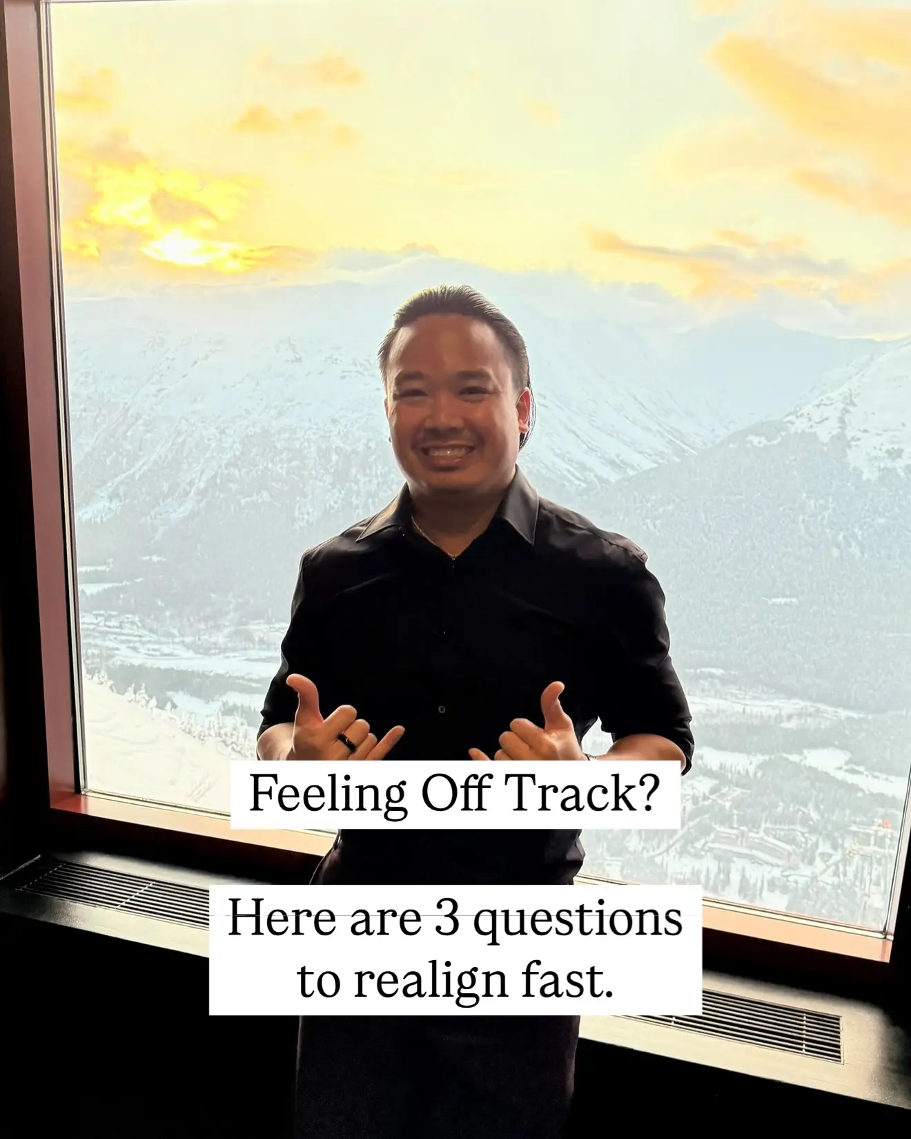 Clydon Vista Shares Re-Centering Questions High performance coach Clydon Vista reveals 3 questions to reset & refocus your energy now