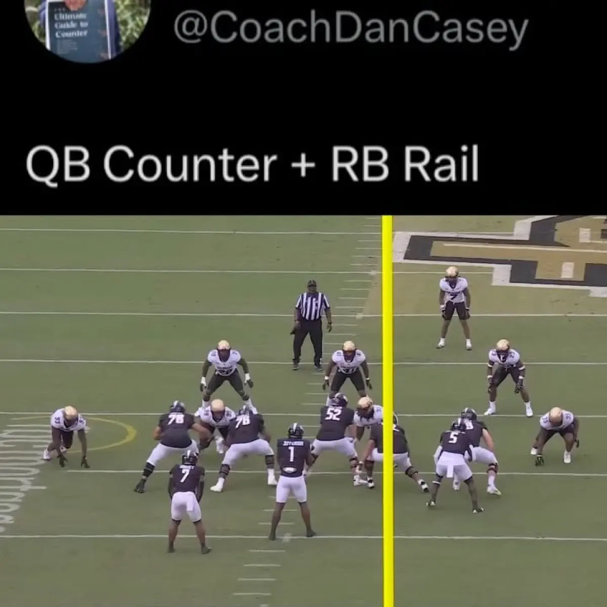 Coach Dan Casey Introduces QB Counter And RB Rail Tactic Innovative coaching strategies merge precision and power on the field for explosive plays.