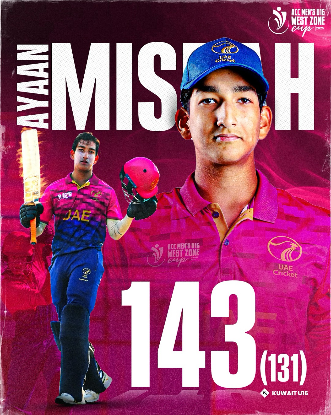 Cometh The Final, Cometh The Captain Ayaan Misbah’s century dazzles in the ACC U16 final, boosting team morale and thrills fans.