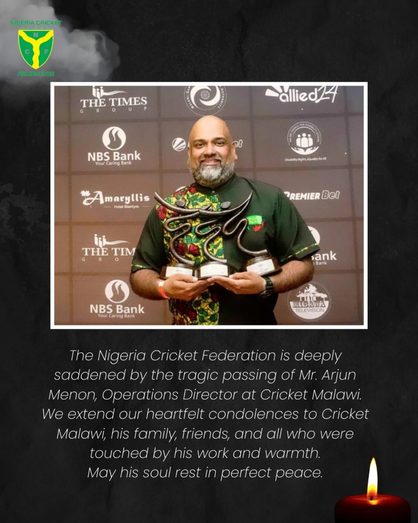 Cricket Community Mourns The Loss Of A Regional Pillar Celebrating Arjun: His passion and legacy elevated regional cricket to new heights! - RIP!