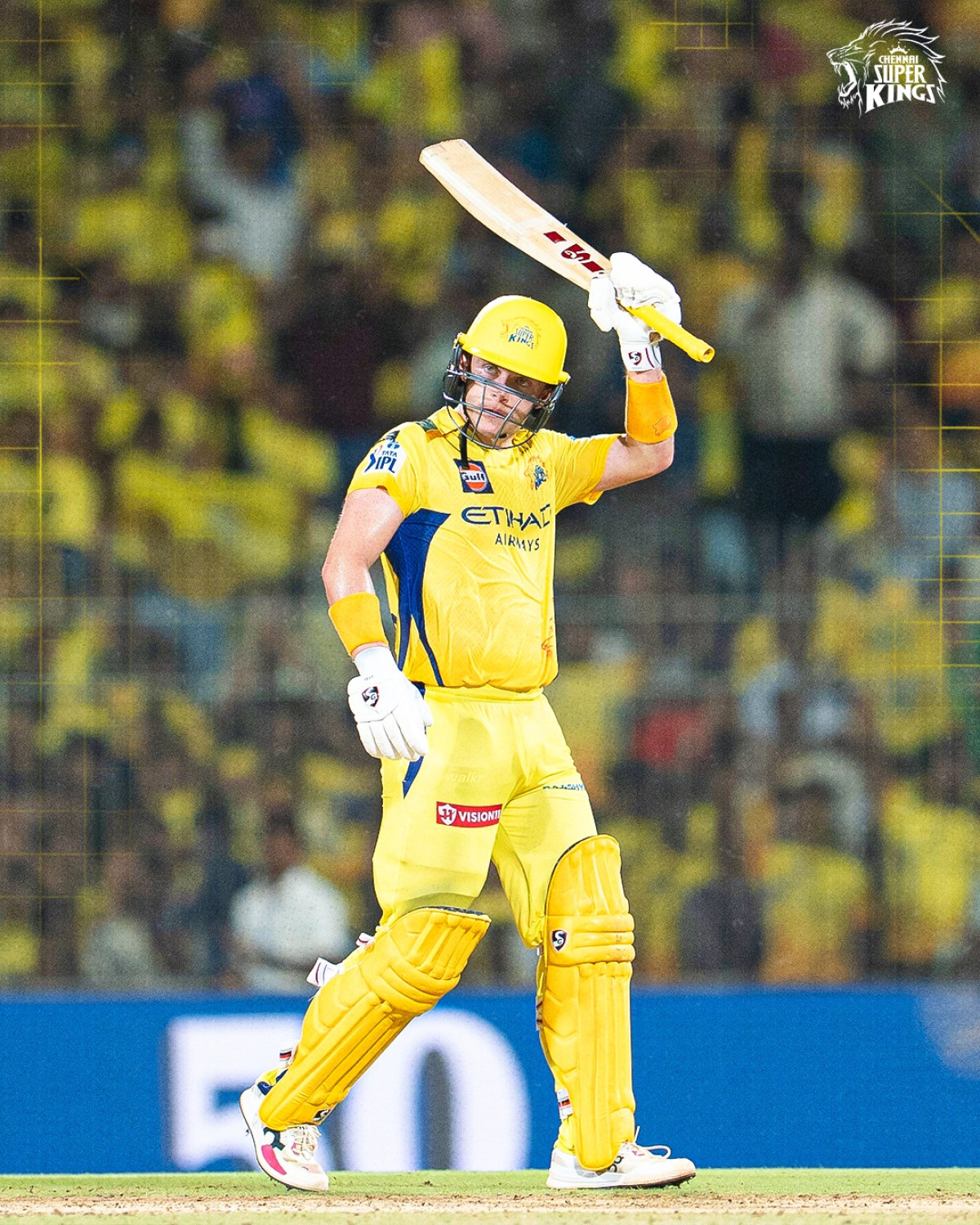 Chennai Super Kings fire up the Anbuden with fervor as fans rally behind their iconic battle chants.
