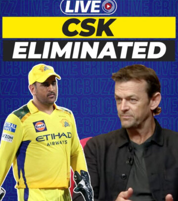 Legendary cricketer Adam Gilchrist shares his reaction as CSK's tournament journey ends!!!