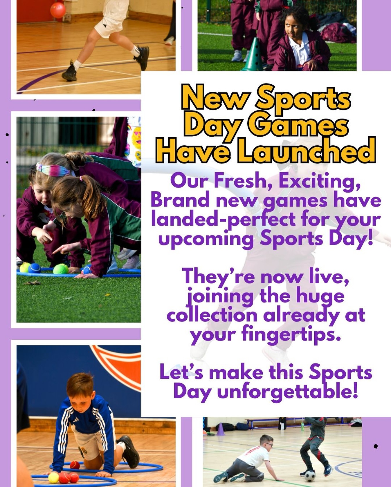 Daly Exercise Launches Exciting Sports Day Collection Transform school sports days with dynamic games, team challenges, and easy planning fun!!