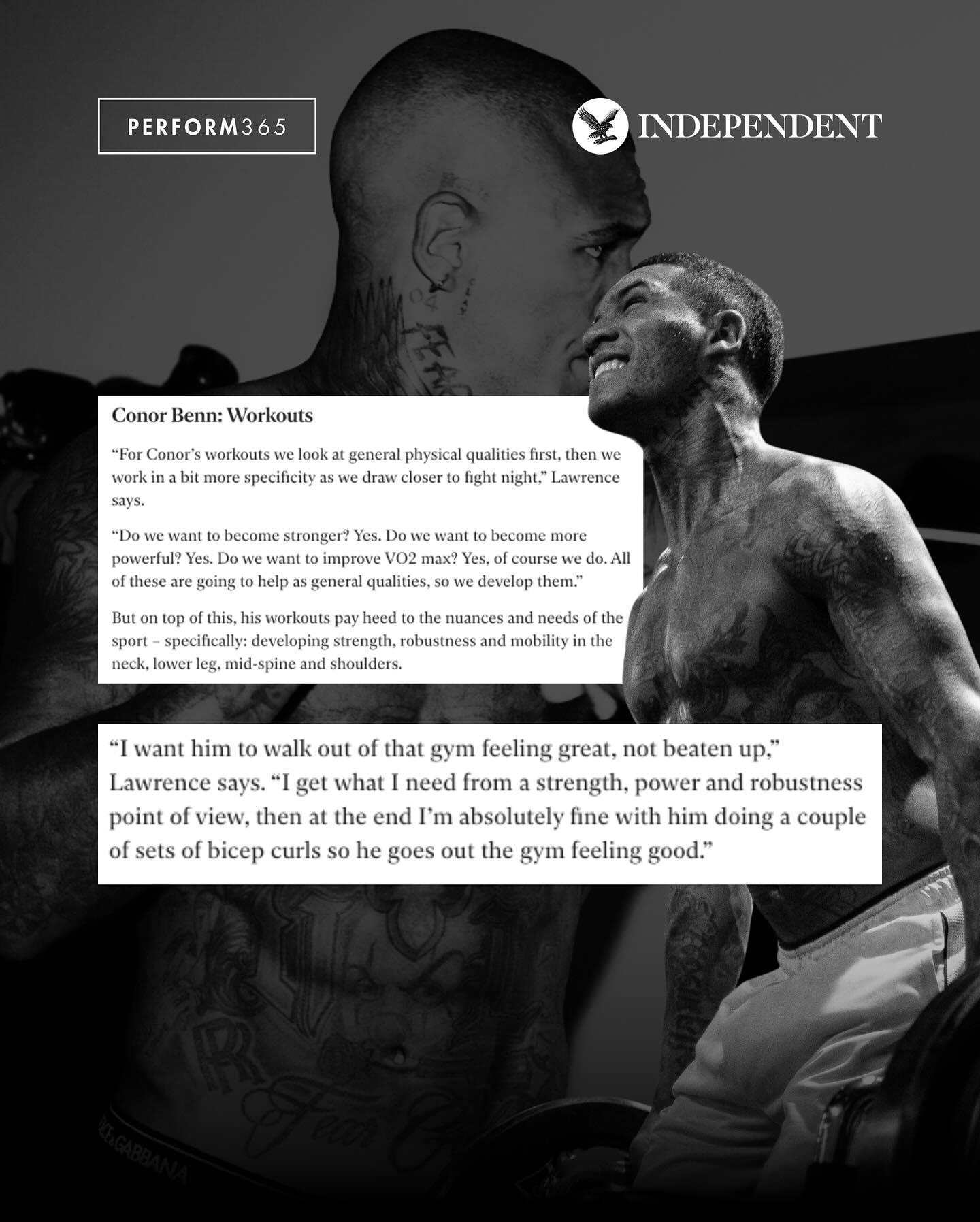 Dan Lawrence Talks Training Tactics With Conor Benn
