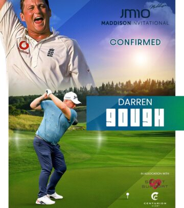 Ex-England cricket star Darren Gough MBE swaps pitch for greens at Maddison Invitational UK