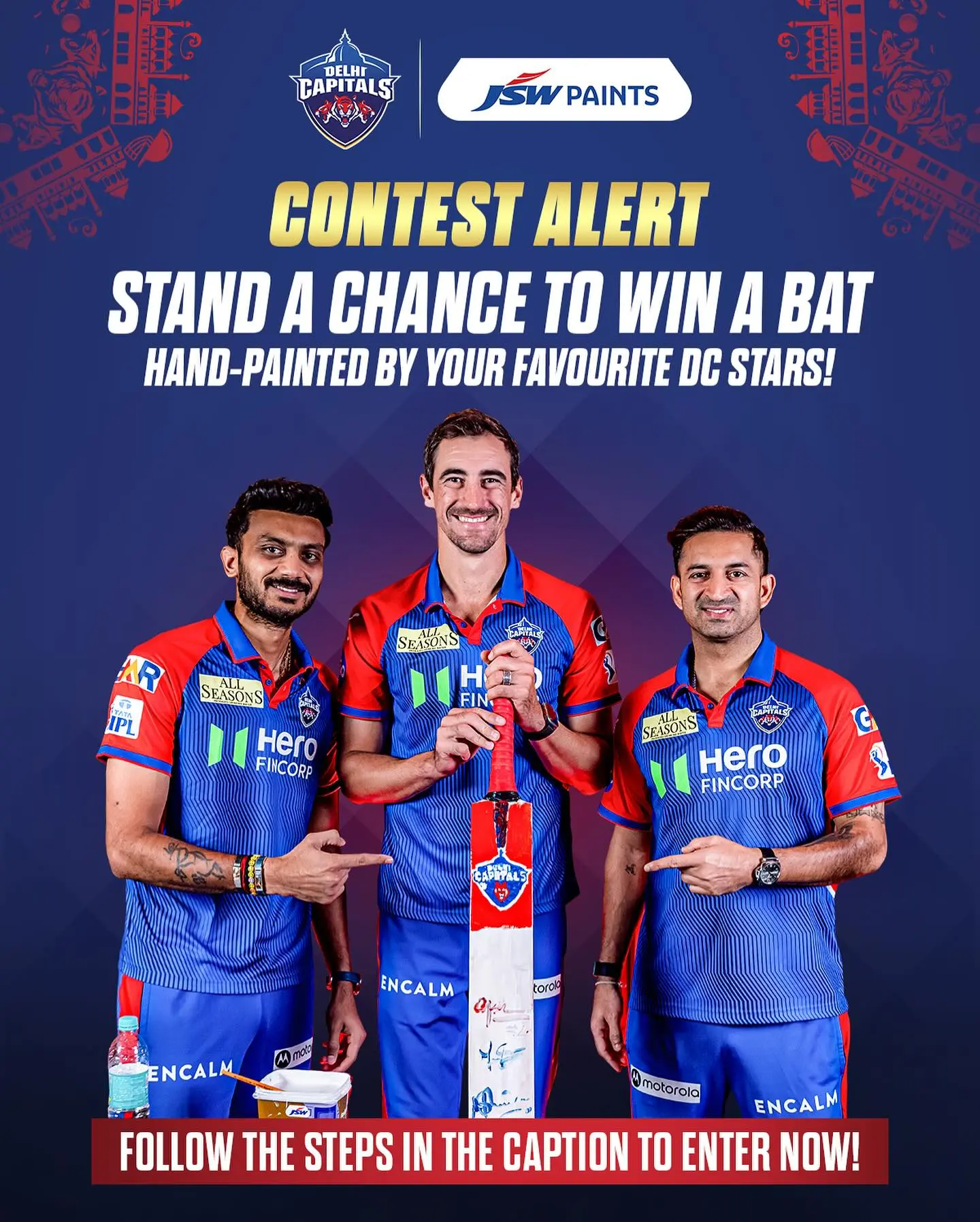 DC X JSW Paints Contest Launch Join the contest where Delhi Capitals fans share memories to win a special DC x JSW gift now!