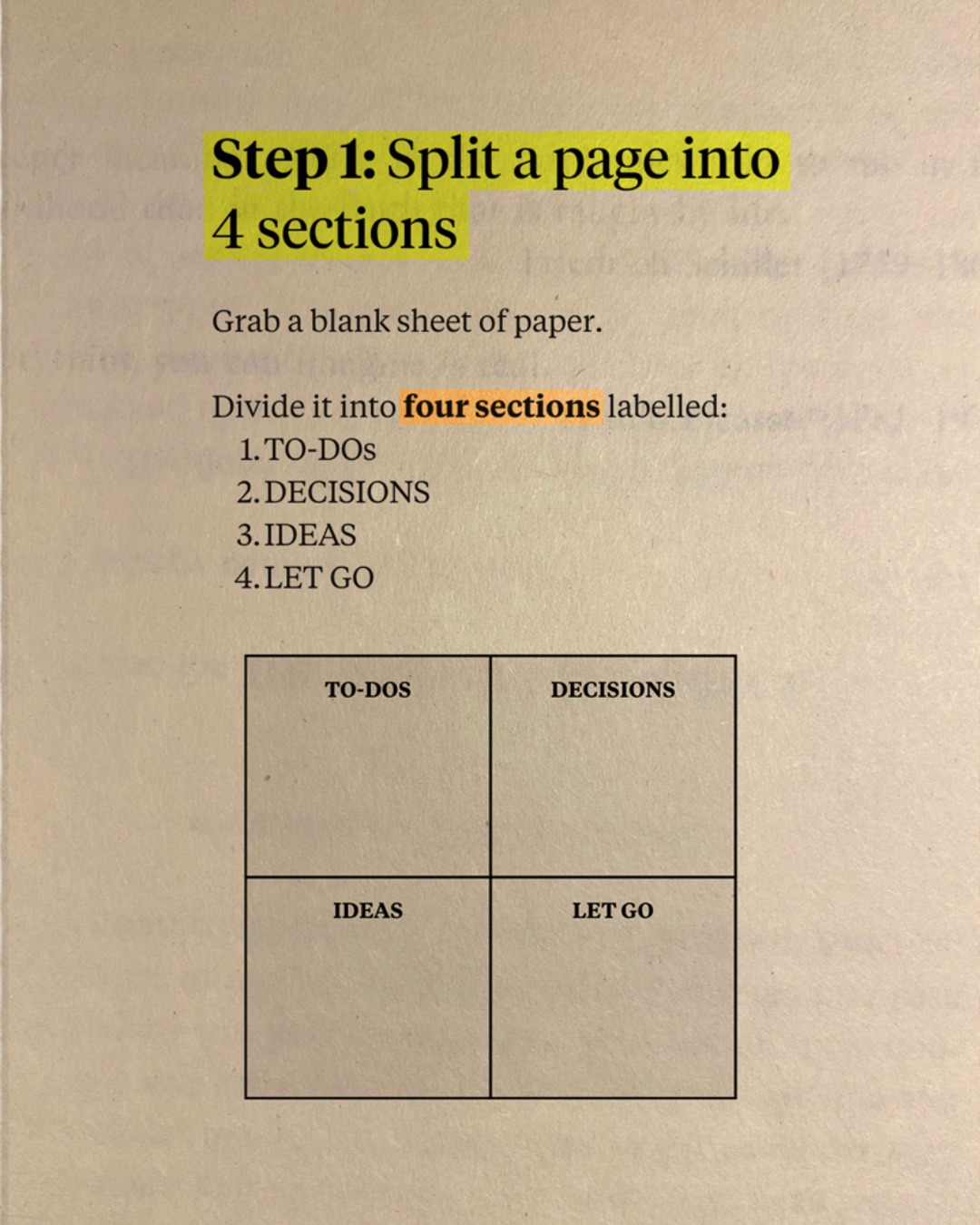 Declutter Your Mind In Five Minutes