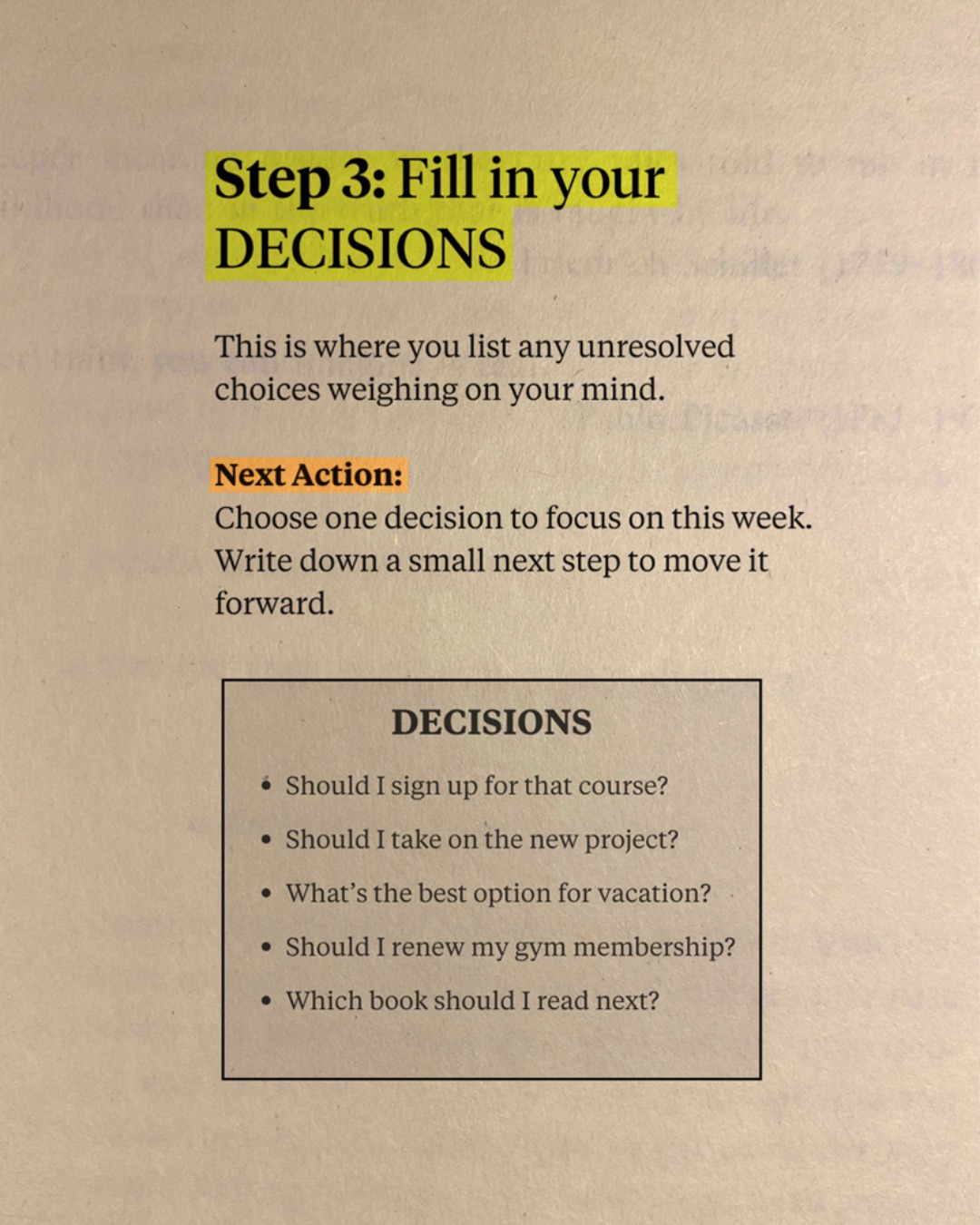 Declutter Your Mind In Five Minutes