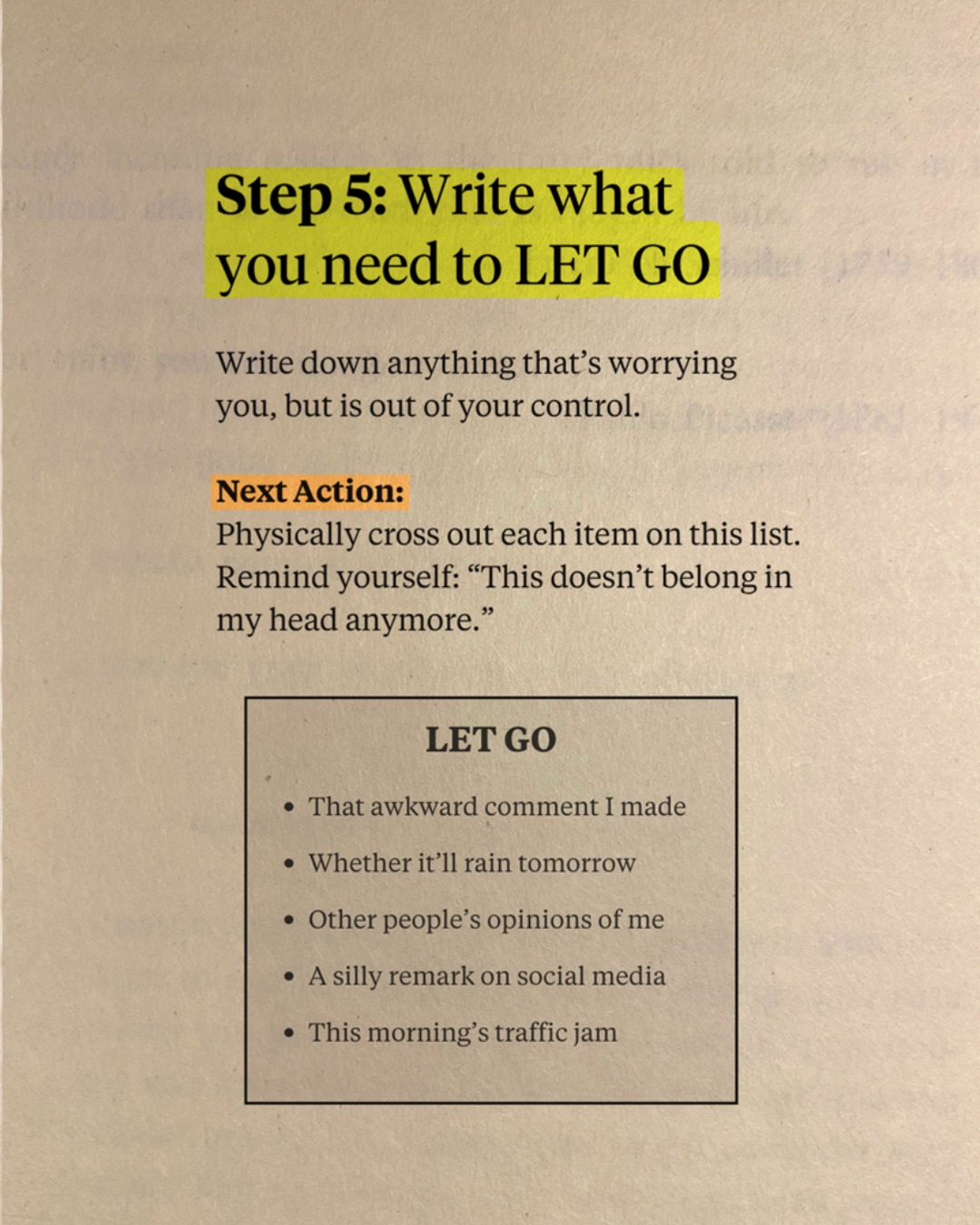 Declutter Your Mind In Five Minutes