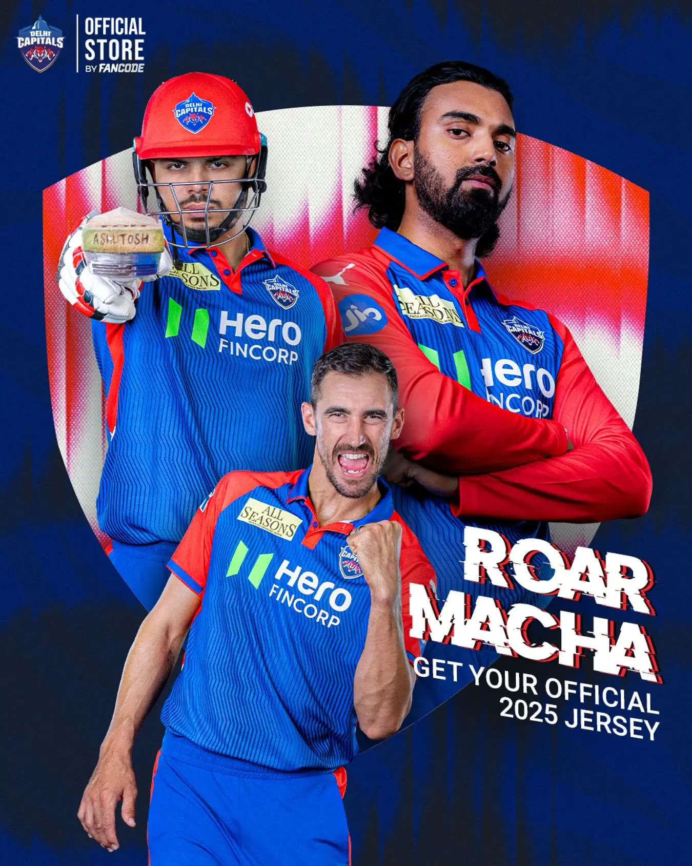 Delhi Capitals Launch Official RoarMacha Jersey Feel the thunder on the field with Delhi Capitals’ fresh jersey. Grab yours from the store