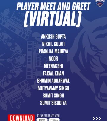Virtual meet-up thrills fans as Delhi Capitals bring cricket buzz from ground to screens!!