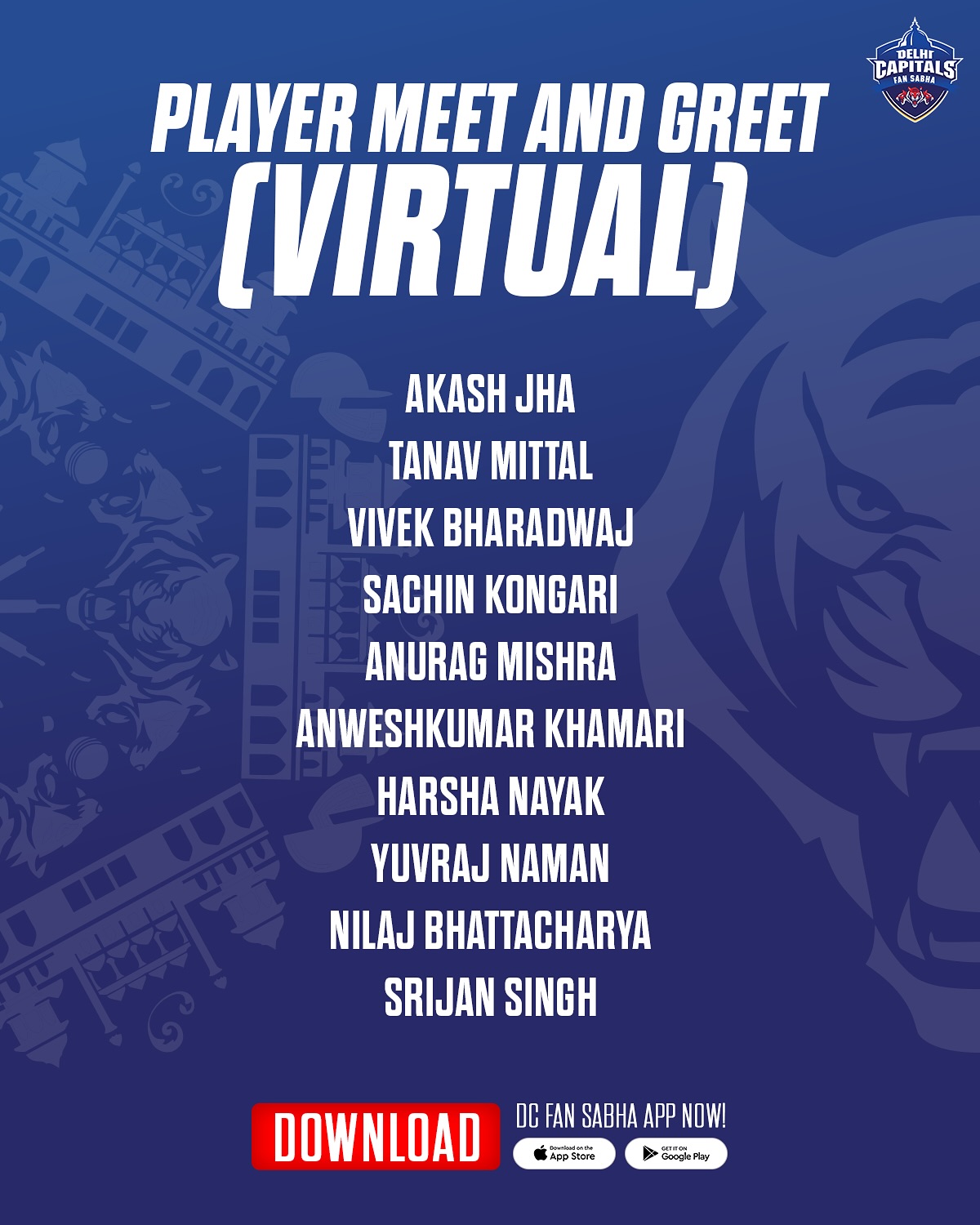 Delhi Capitals Launch Virtual Fan Meet via DCFanSabha App