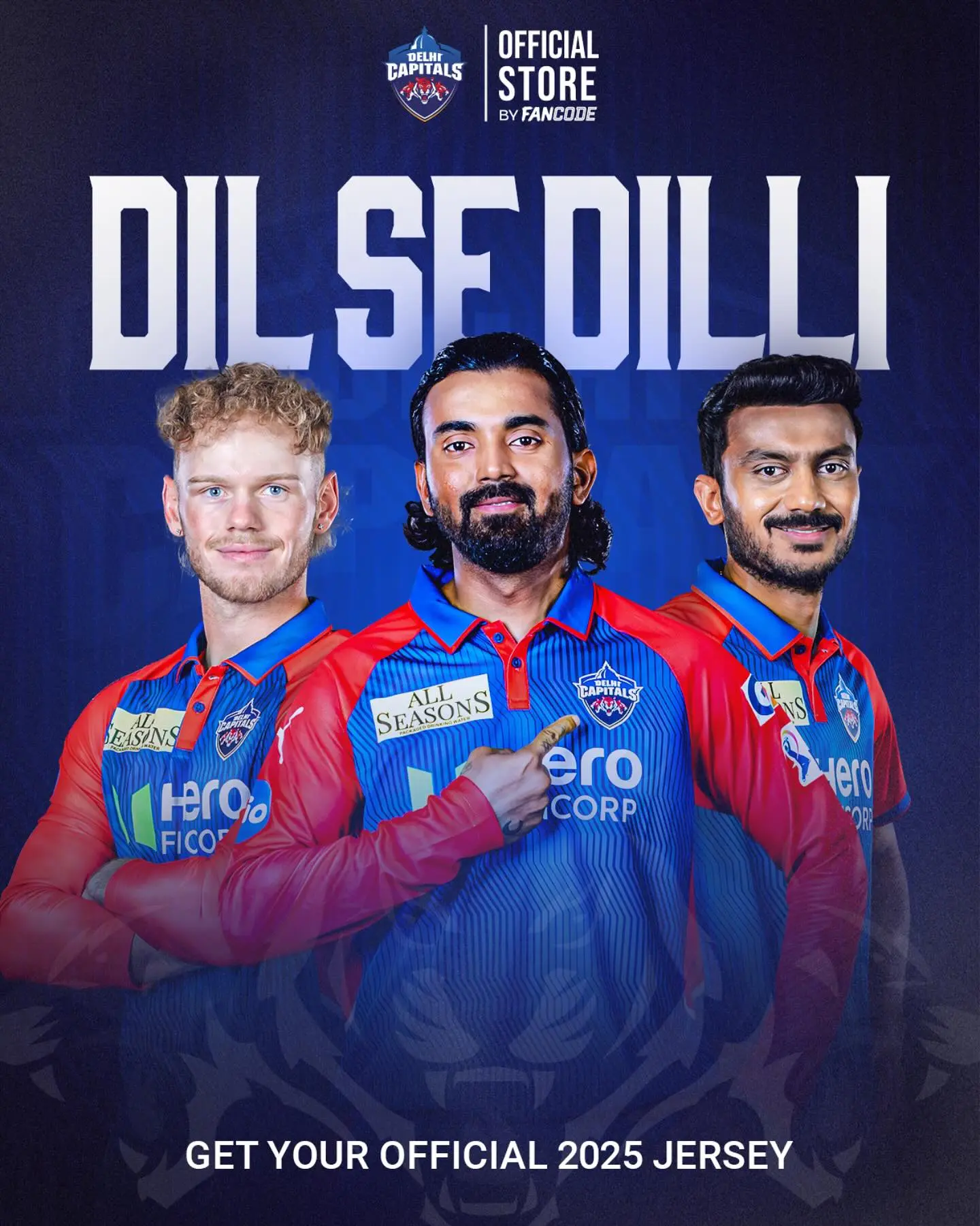 Delhi Capitals Official Jersey Launch Now, Roar in Style With Delhi Capitals' Official Jersey – Limited Edition for Season -Top