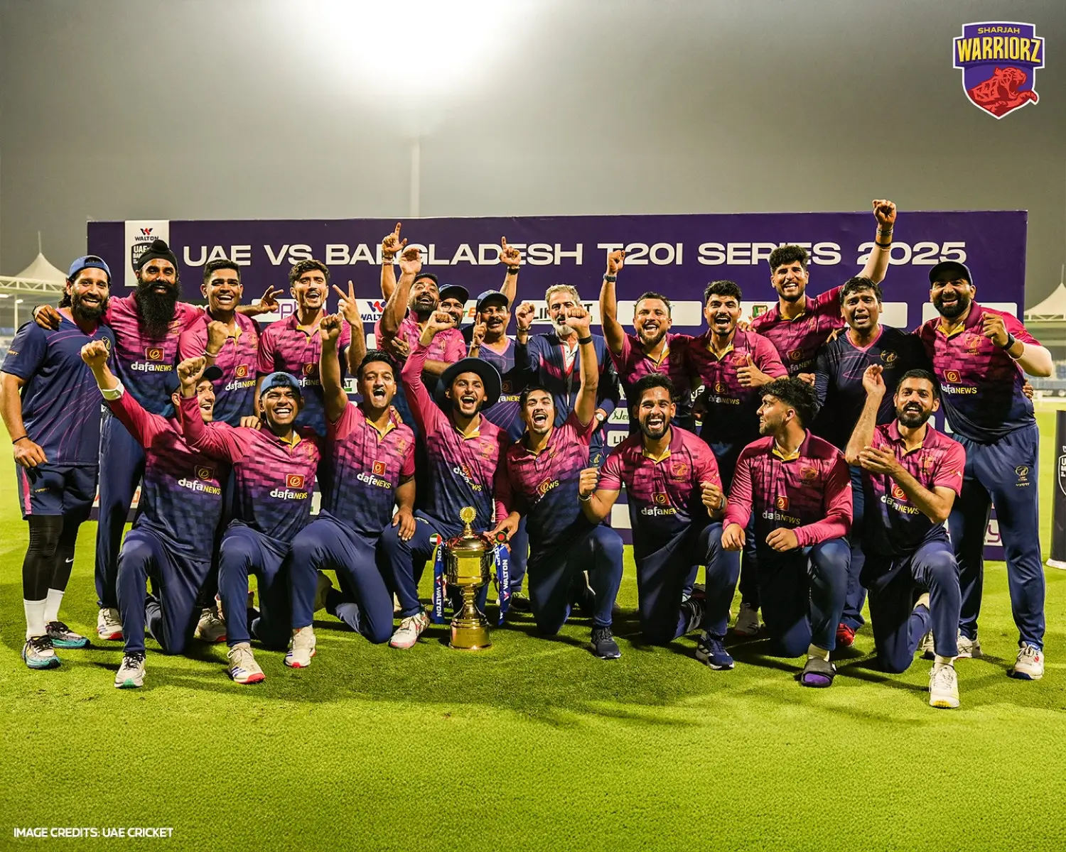 Desert Dynasty: Sharjah Warriorz On The Rise Beneath endless sands, this squad crafts a new legacy with bold moves and raw spirit!! winbig!