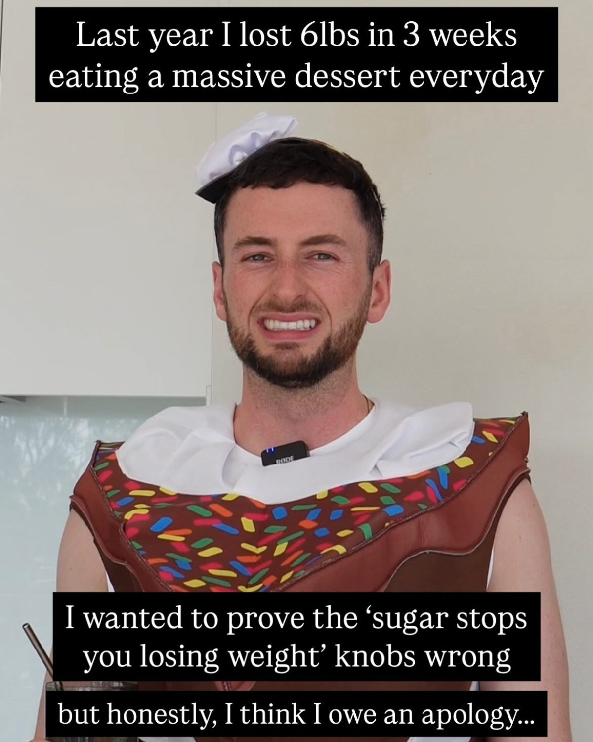 Dessert Challenge Sparks Balanced Eating Conversation Celebrity Louis Rowson champions smart calorie balance with gradual, sustainable changes!