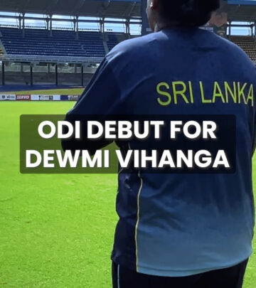Sri Lanka's rising star makes her ODI debut, marking a new era in women's cricket history.