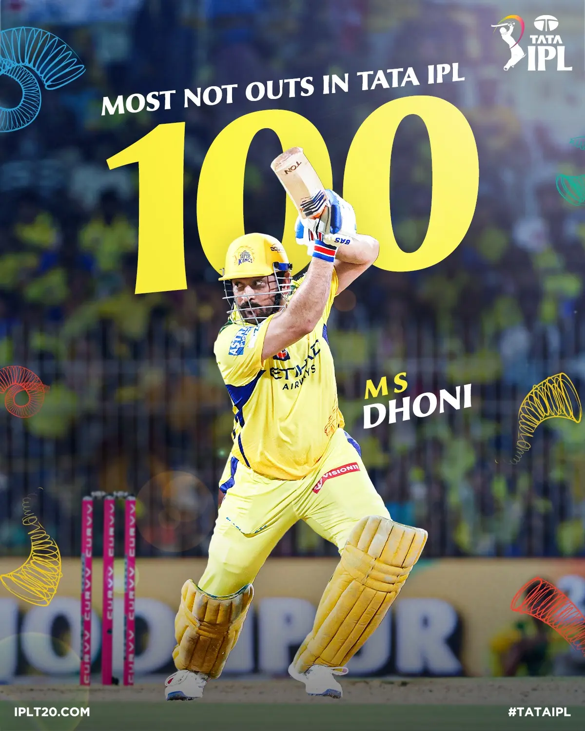Dhoni’s Last Over Brilliance Seals Victory For CSK MS Dhoni writes history again as CSK clinches a thrilling win with his steady leadership.!
