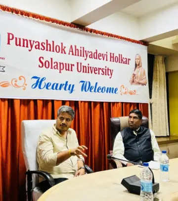 Dr. Mahnavar Reviews Cricket Facilities At Solapur University